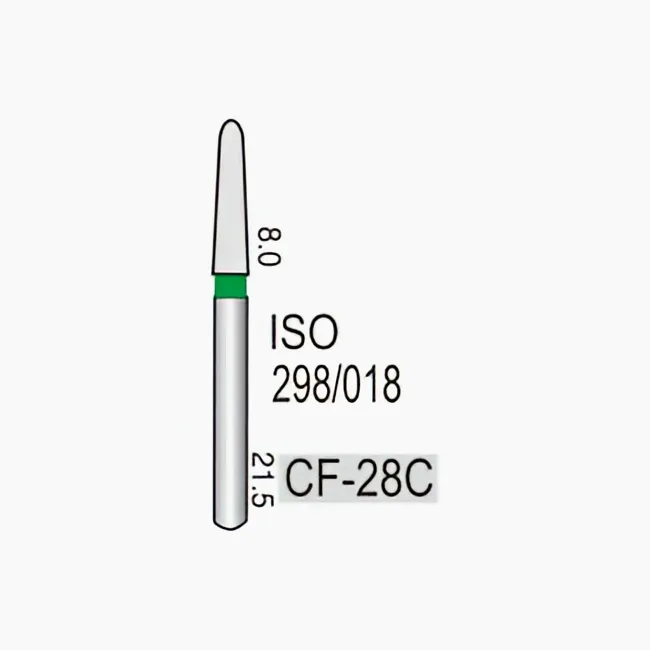 Chamfur Torpedo (Gingival Curettage) CF-28C, Coarse Grit, 298/018