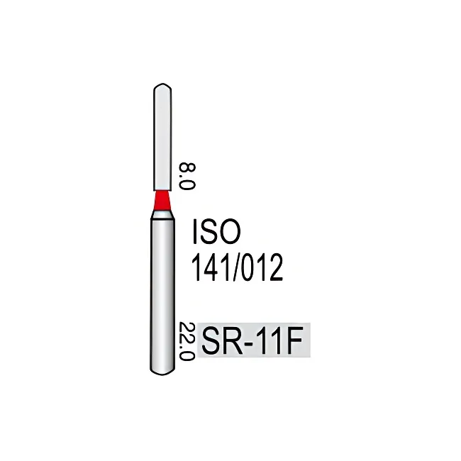 Shoulder Straight Round End Cylinder SR-11F, Fine Grit, 141/012