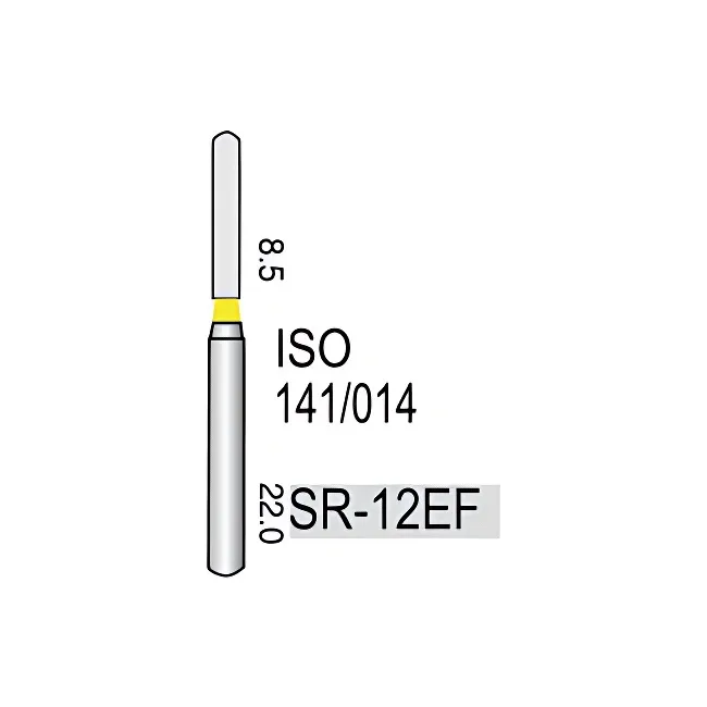 Shoulder Straight Round End Cylinder SR-12EF, Extra Fine Grit, 141/012