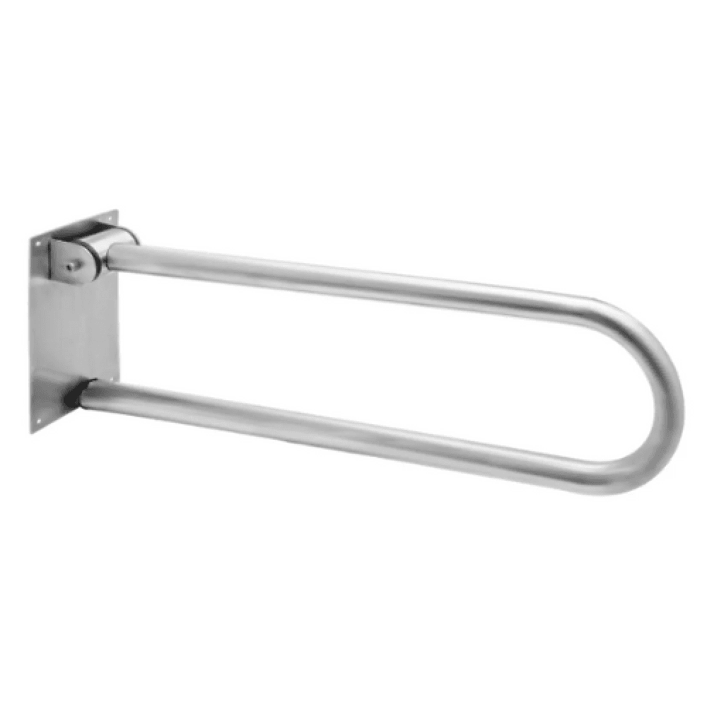 Flip-Up Bathroom Grab Bar, Stainless Steel