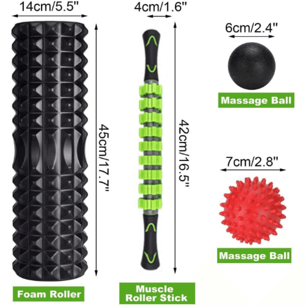 Massage and Fitness Set, 4 Pieces