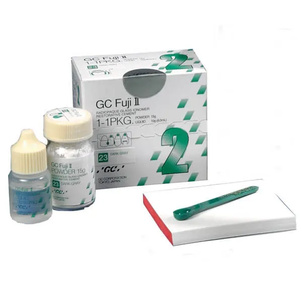 GC Fuji II، زجاج أيونومر، (A3) بني أصفر #22
