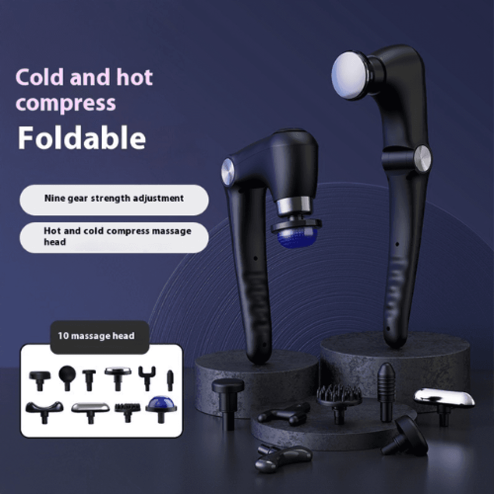 Folding Professional Massager with Heat and Cold