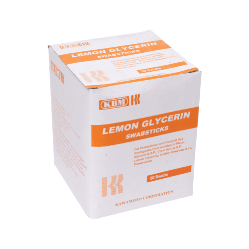 Lemon Glycerin Swabsticks, 50 Pcs