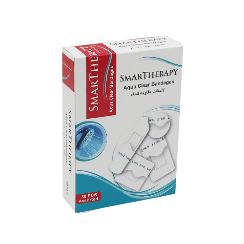 Water-Resistant Adhesive Bandages, 30 Pieces