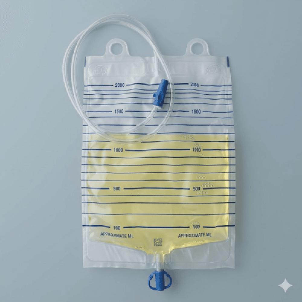 Urinary Drainage Bag, Sterile, 2000 mL