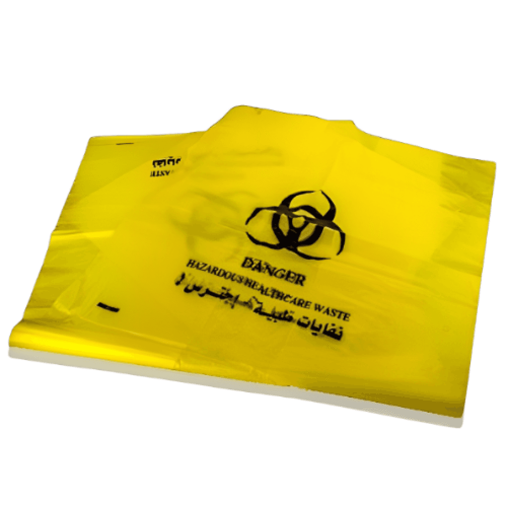 كيس نفايات طبية 30 جالون - 10 كيس