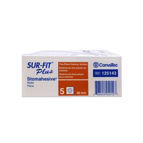 SUR-FIT Ostomy Wafer, Standard, Size 38, #125143