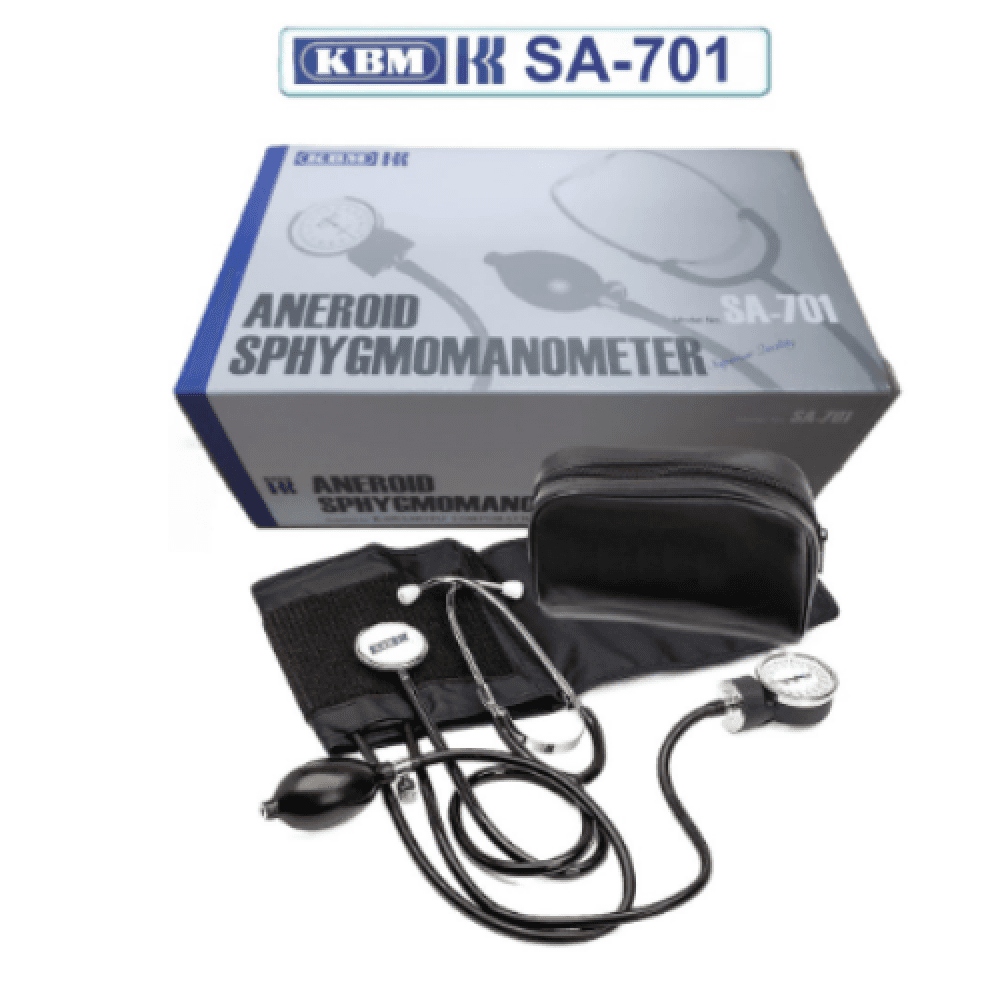 Aneroid Sphygmomanometer with Stethoscope, KBM-701