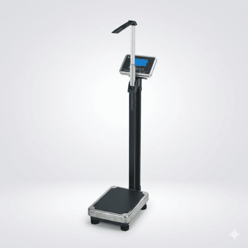 Digital Scale with Height Rod