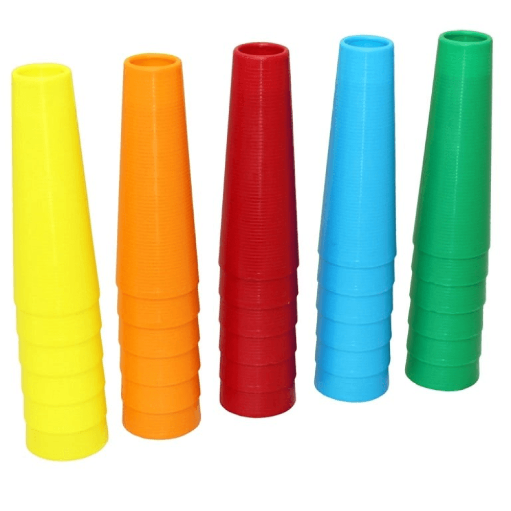 Stacking Cones, Colored