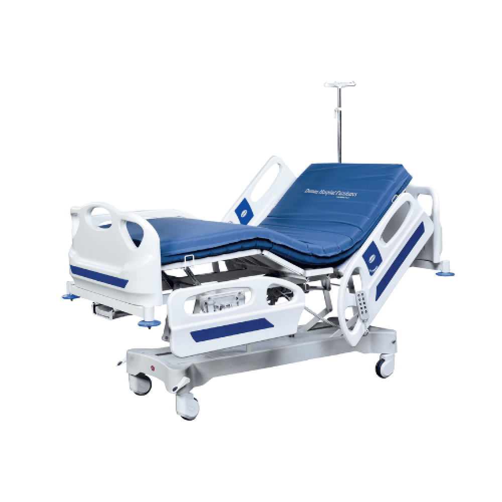 ICU Bed, 4 Functions, With Mattress
