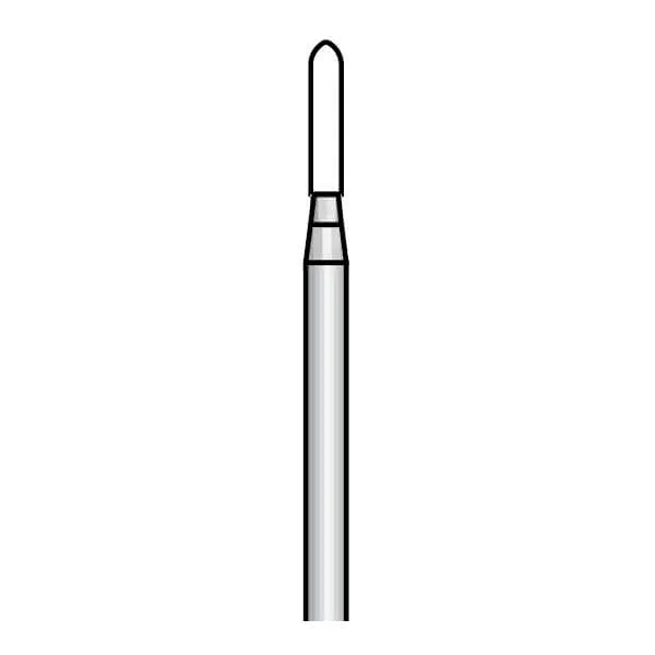 Ash Hi-Di Diamond Burs, Cylinder (298), Medium, FG 012