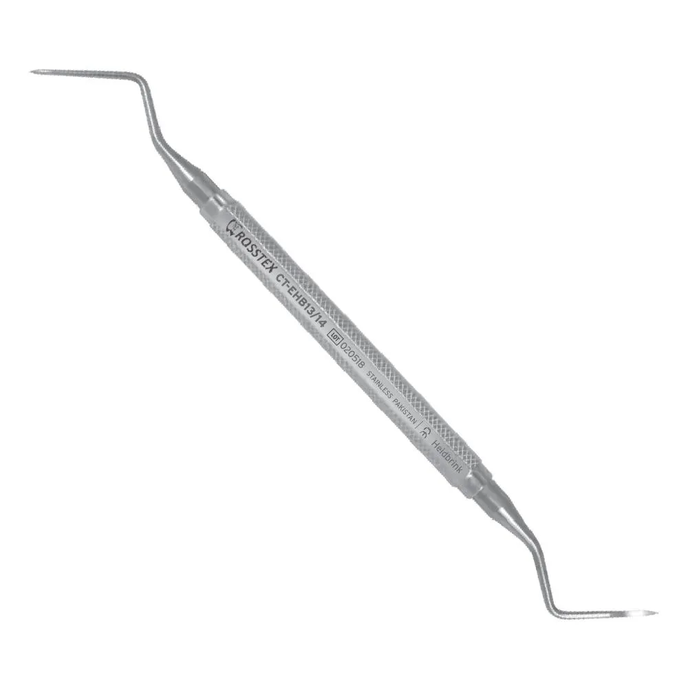 Dental Elevator Heidbrink, Double-Ended Pointed Gouge, 1.5 mm