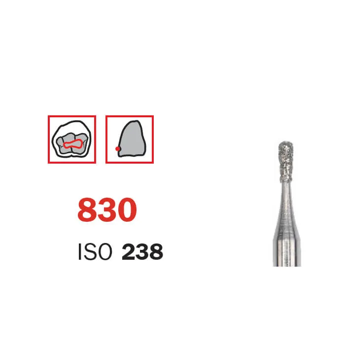 سنابل ألماسية، FG 012 قصيرة، متوسط، كمثري ISO #238