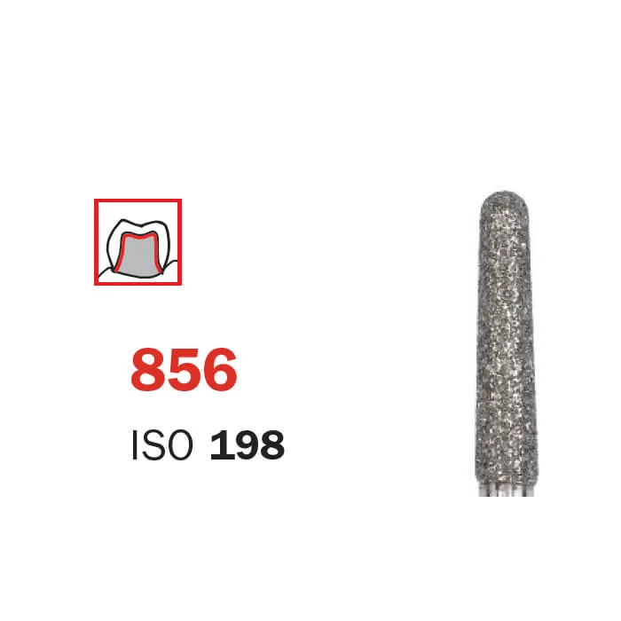 Diamond Bur, FG 014 Short, Medium, Cone Round End ISO #198