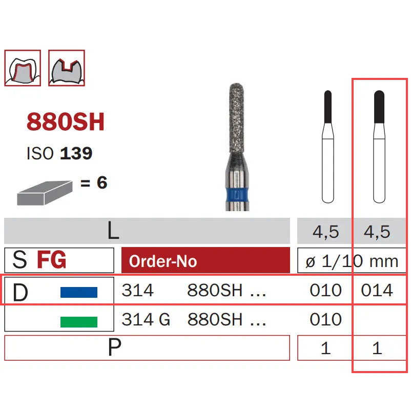 سنبلة ألماسية، FG 014، متوسطة، طوربيد ISO #139