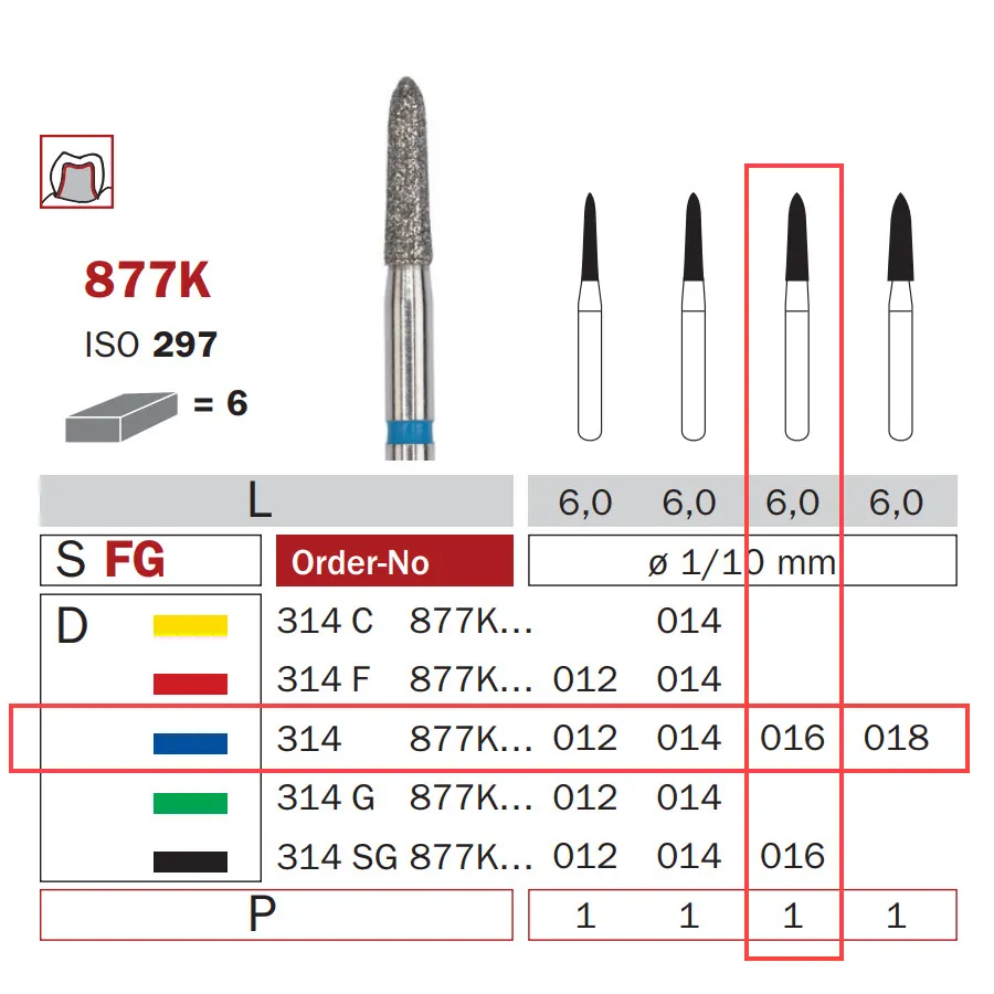 سنبلة ألماسية، FG 016، متوسطة، طوربيد ISO #297