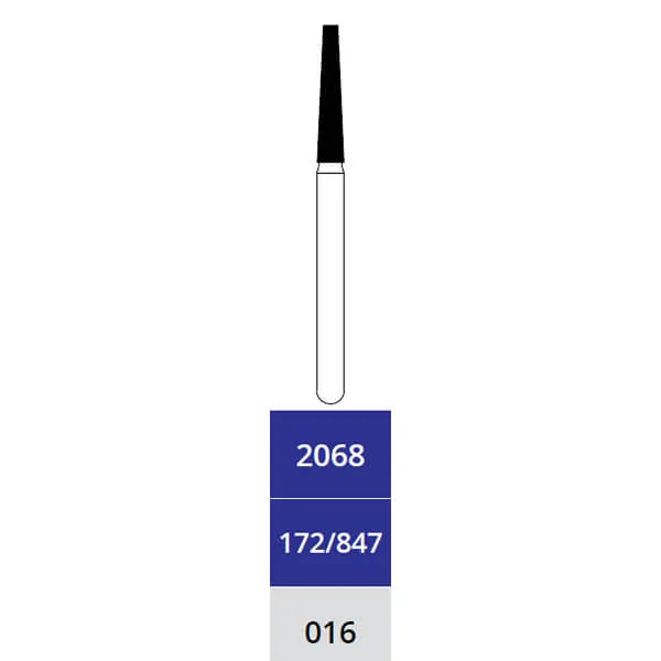 Diamond Bur, Truncated Cone, X-Fine, FG (Very Long) 016