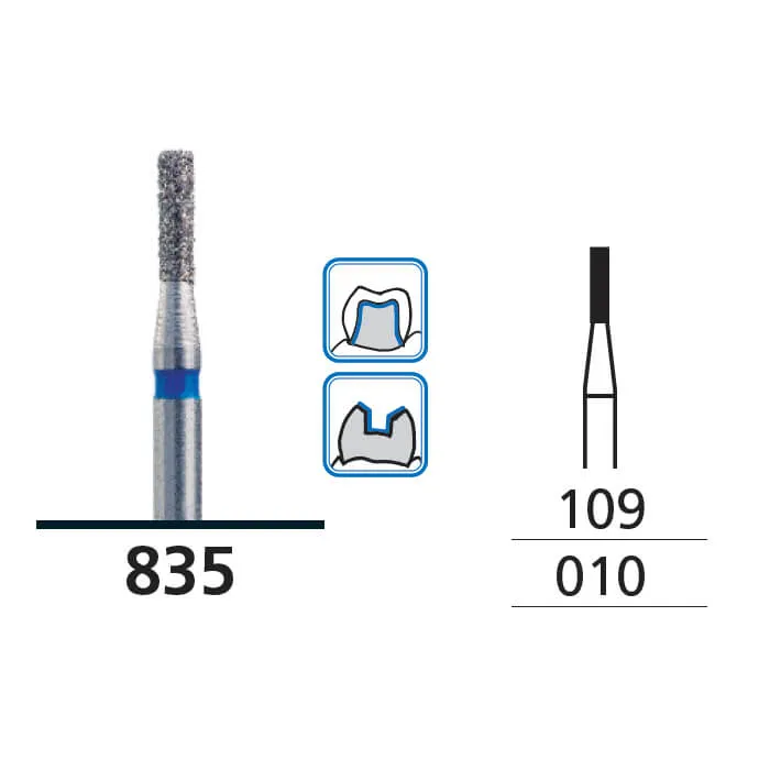 Diamond Burs, Cylinder, Medium, FG 010