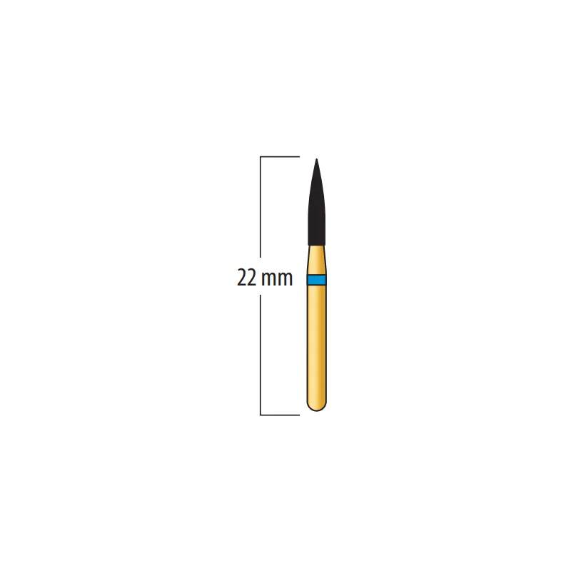سنابل ألماسية، لهب مطلية بالذهب، FG 249-014، متوسطة