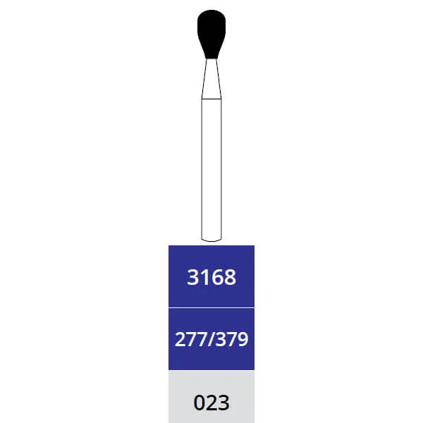 Diamond Burs, Pear, Medium, FG 023