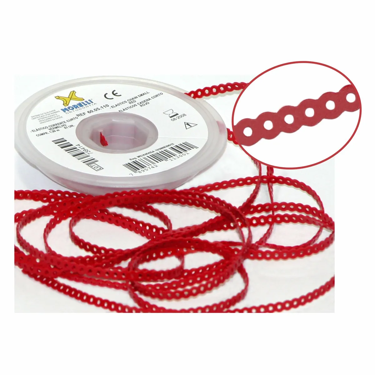 Elastic Chain Close، أحمر