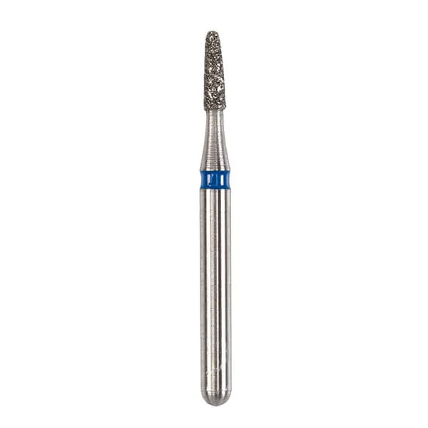 Diamond Bur, FG 010, Medium, Cone Round End ISO #196