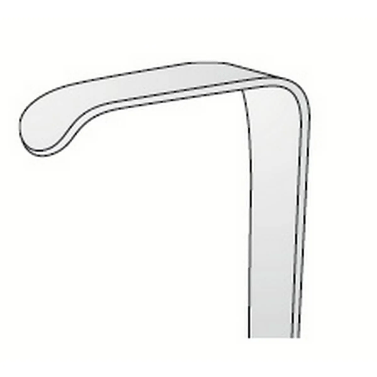 Retractor Langenbeck 40x10mm