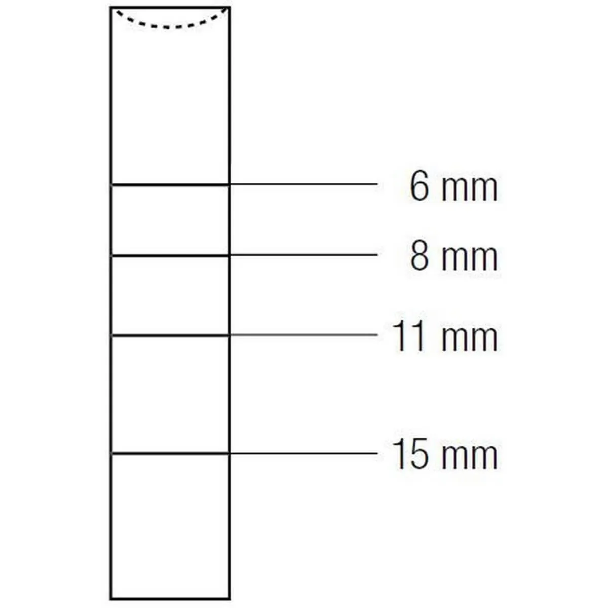 Osteotome Bayonet Concave 4.2mm