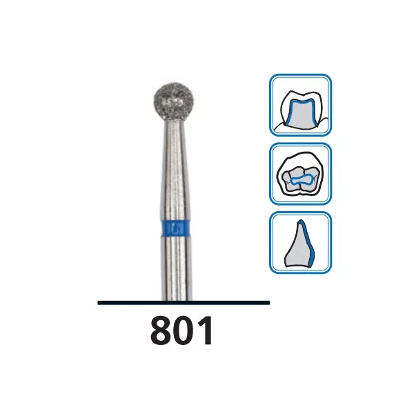 سنابل ألماسية مستديرة G801، حبيبات خشنة، FG-016