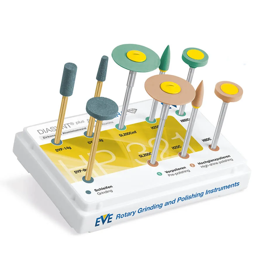 DIACERA KIT، ملمعات زركونيا، HP، مجموعة/9