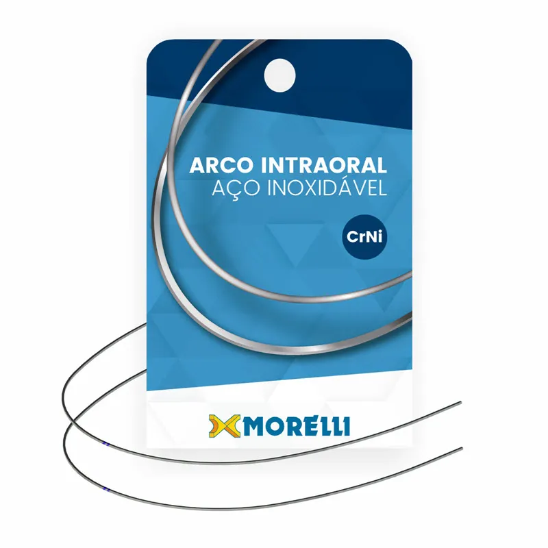 Stainless Steel Intraoral Archwire, Upper, Rectangular .017" × .025"