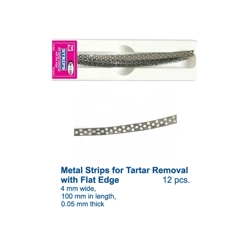 شرائط معدنية مثقبة وقائية Stripper، 4mm (مزيل الجير)