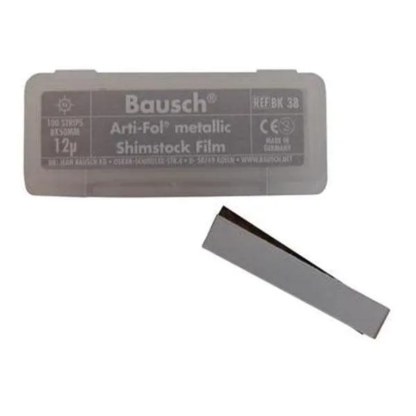 Bausch Arti-Fol Metallic 12µm (Uncoated), 8mmx50mm, PK/100