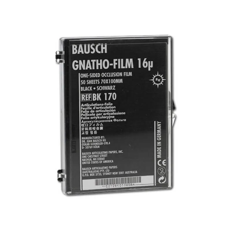 Gnatho-Film، أسود، عرض (70x100mm)، 16µm جانب واحد، 50 شريحة