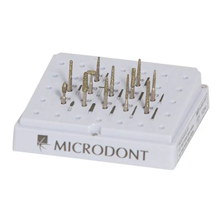 Dental Prothesis Burs, FG, Kit/12