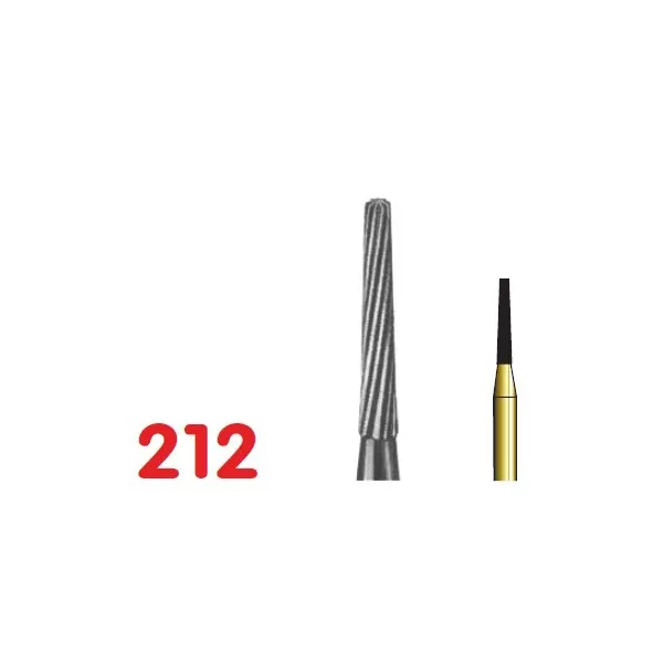 Fissure Carbide Dental Burs FG212, FG-012