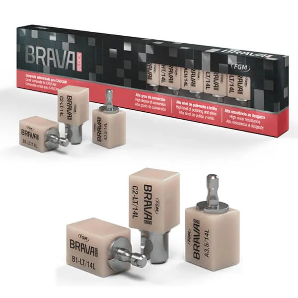 Brava Block C2-LT، كتل كومبوزيت سيراميك زجاجي CAD/CAM