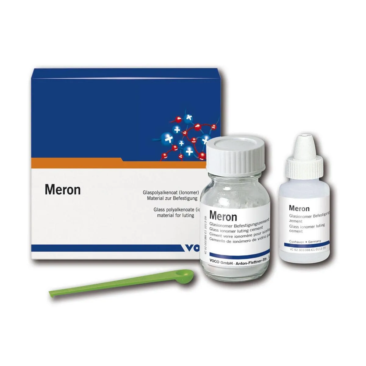 Meron Set, Glass Ionomer Luting Cement, Powder + Liquid