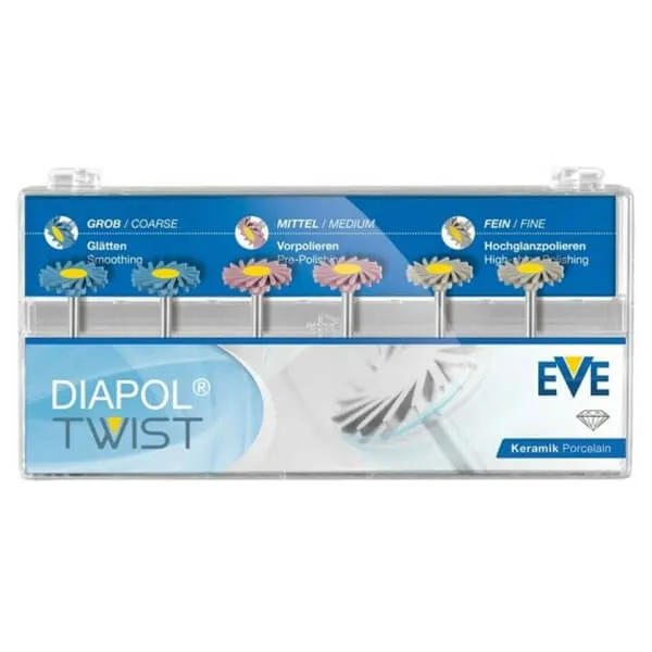 DIAPOL TWIST، تلميع البورسلين، RA، 6 قطع