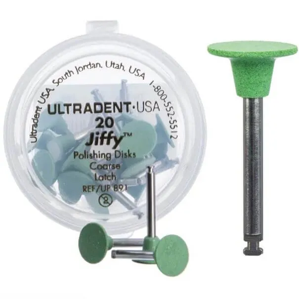 أقراص تلميع Jiffy للكومبوزيت، خشن، PK/20