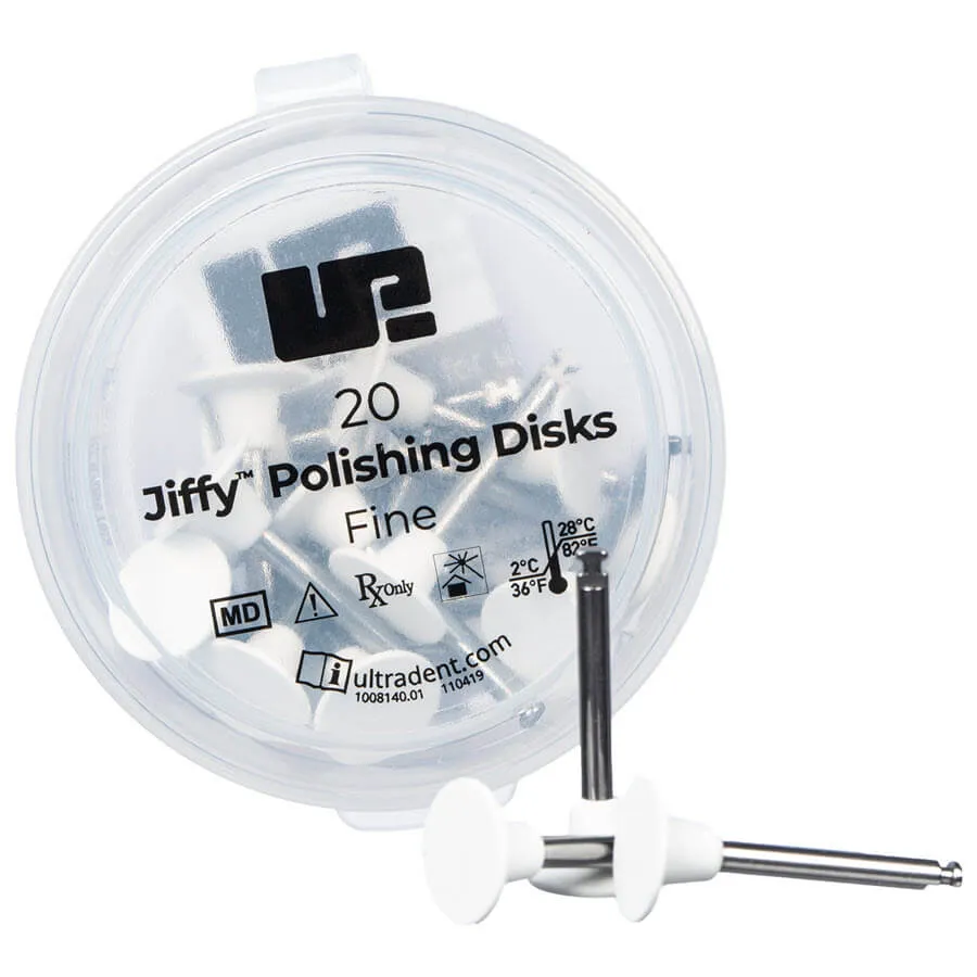 أقراص تلميع Jiffy للكومبوزيت، ناعمة، PK/20