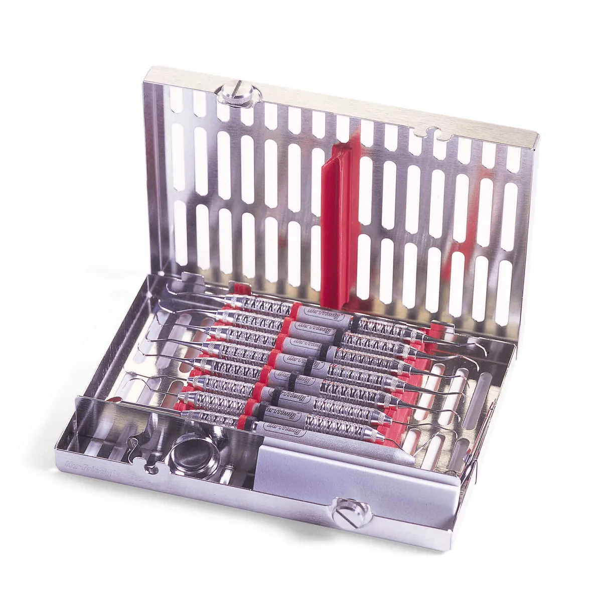 IMS Signature Series 8 أدوات Cassette مع مساحة، أحمر