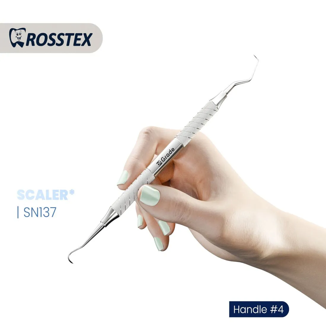 Dental Sickle Scaler 137, Hollow Handle No. 4
