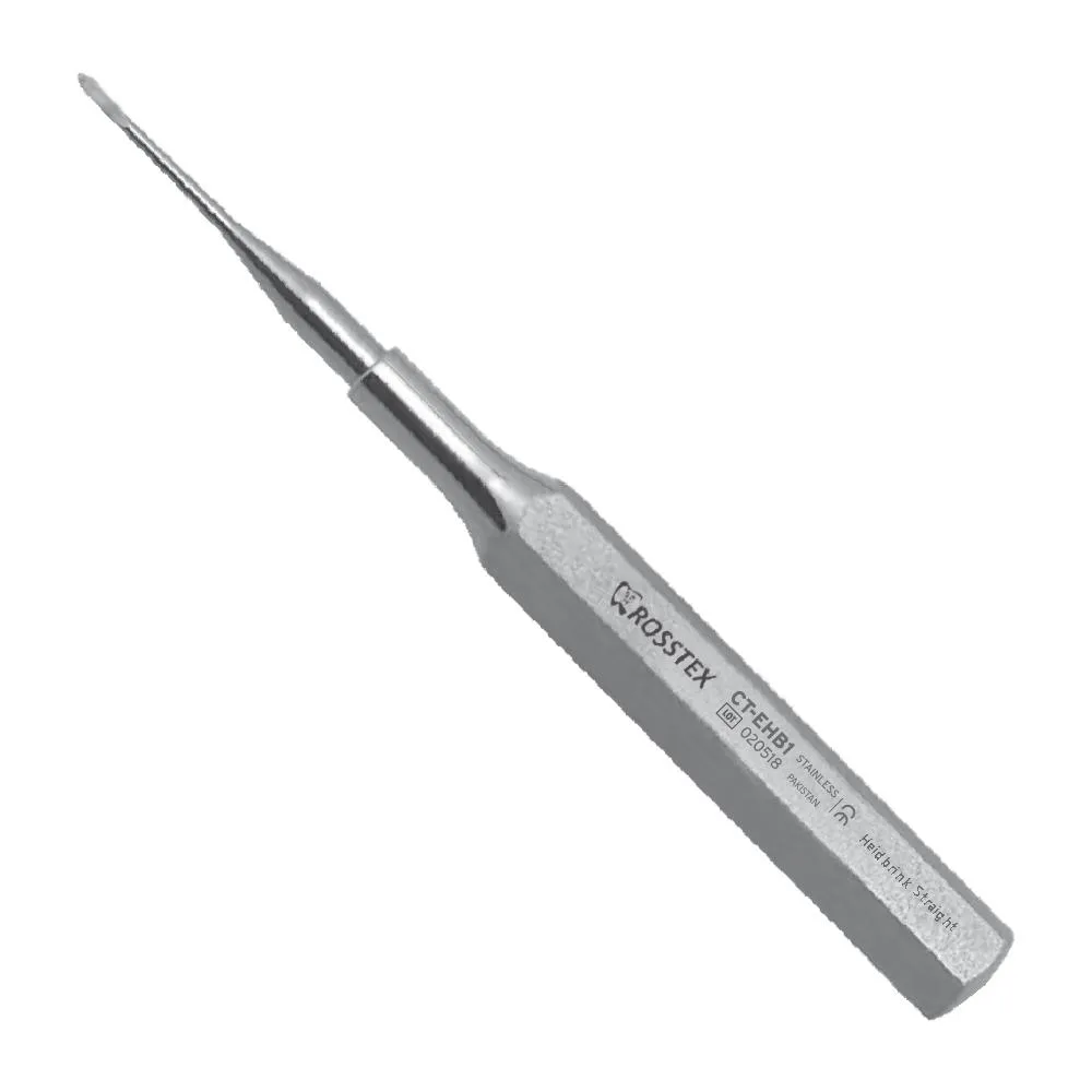 رافعة أسنان Heidbrink، إزميل مستقيم مدبب، 2.5 mm