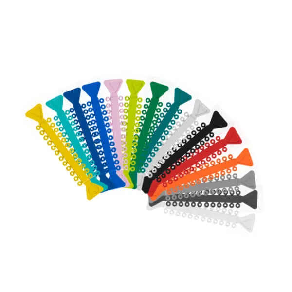 Elastomeric Ligature Stick Tie, Black