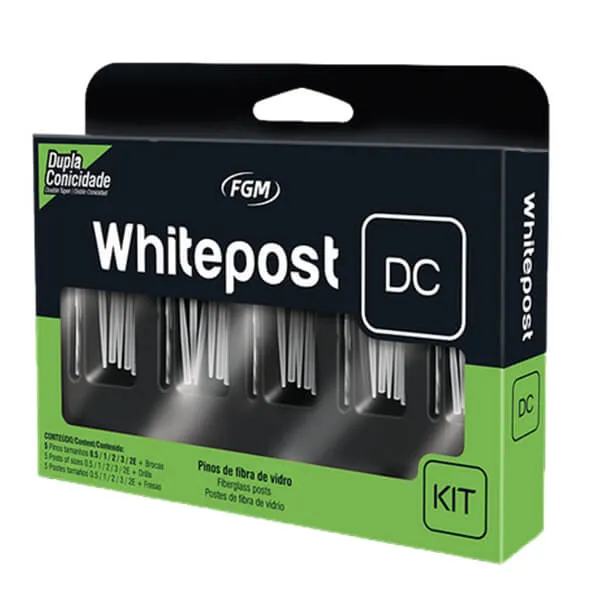 White Post DC Kit، مسامير متنوعة مع مثاقب