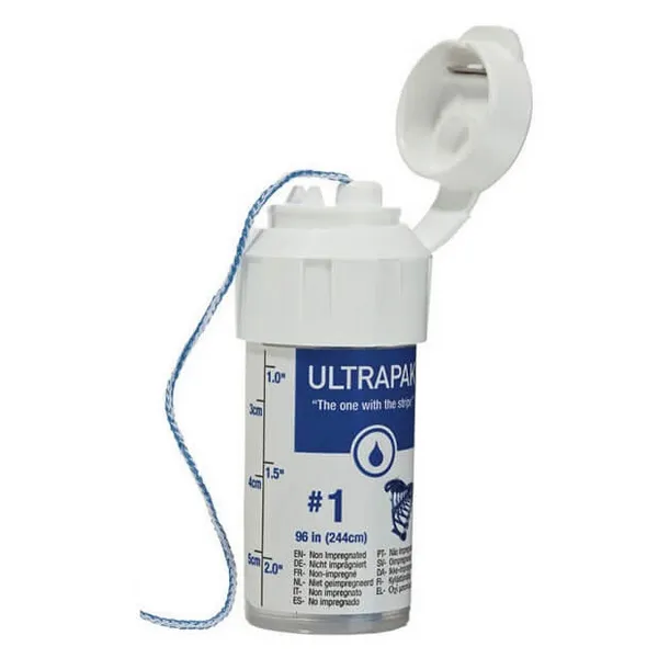 Ultrapak, 100% Cotton Knitted Retraction Cord, Size #1