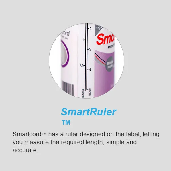 SmartCord 04، خيط الإبعاد المحبوك غير المشبع، حجم #0000